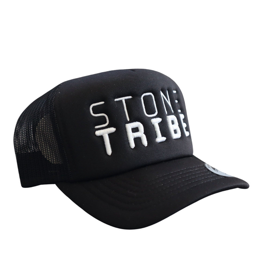Trucker Cap - Black Stone Tribe Font