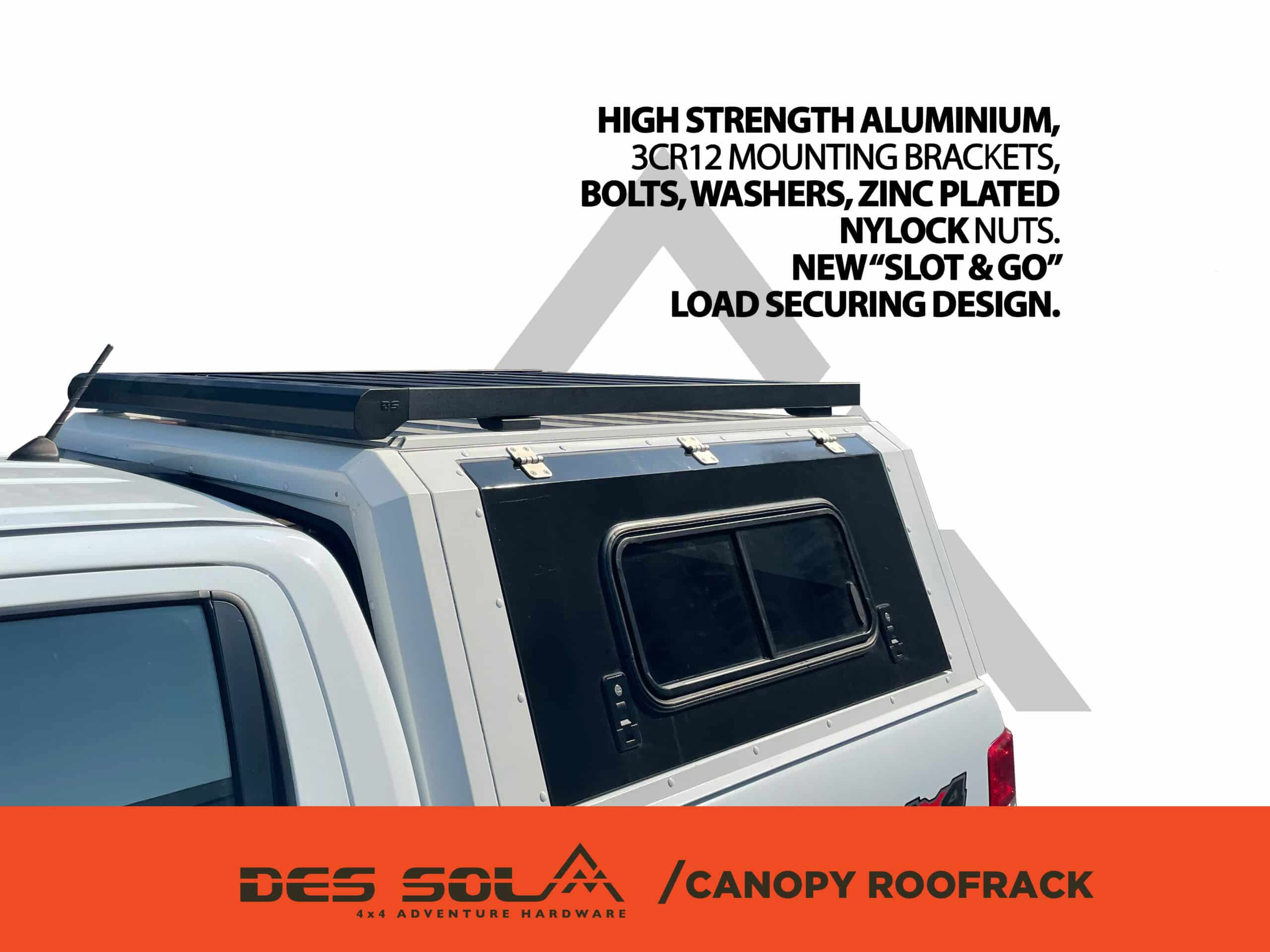 Bakkie canopy roof discount racks