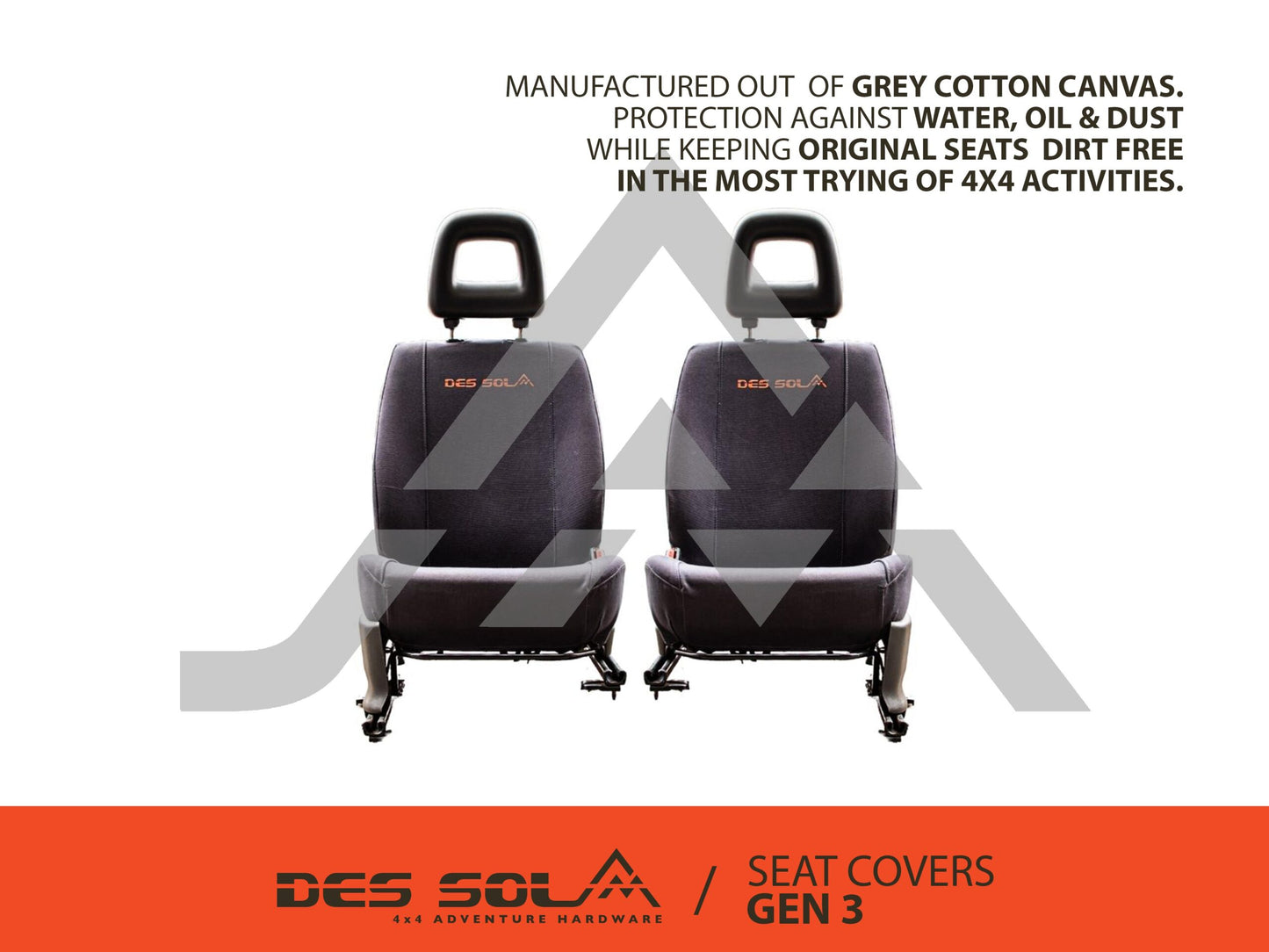 Des Sol Embossed Seat Covers – Gen 3