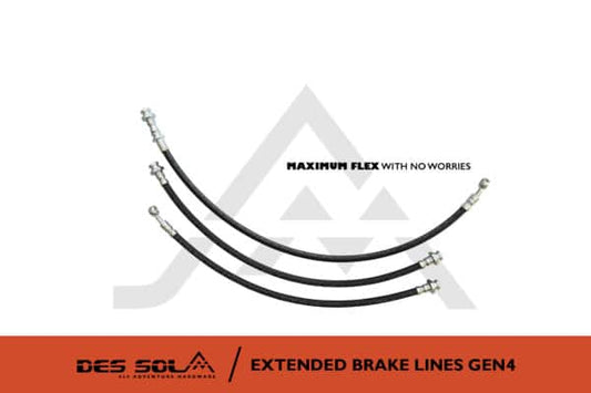 Extended Brake Hoses – Gen 4