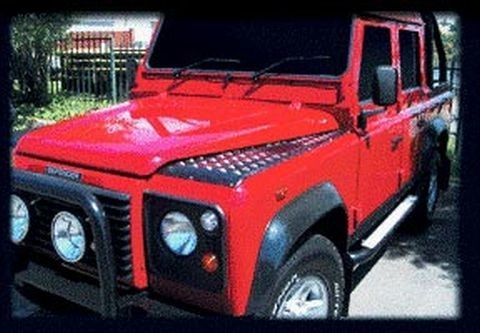 LAND ROVER DEFENDER 90/110 (1983-2016) FENDER PROTECTOR / BLACK - BY F ...