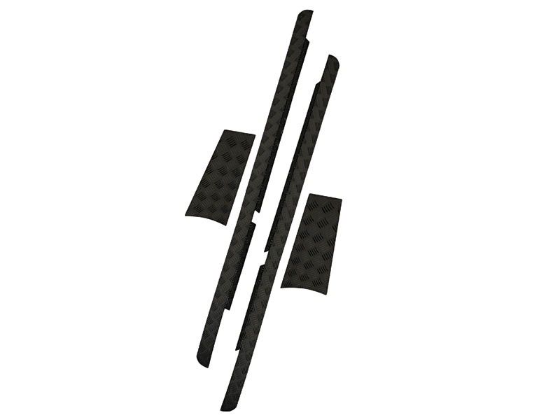 LAND ROVER DEFENDER 110 (1983-2016) SILL PROTECTOR / BLACK - BY FRONT RUNNER